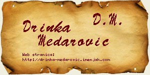 Drinka Medarović vizit kartica
